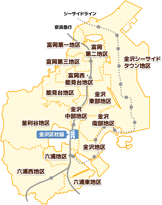 金沢区地図